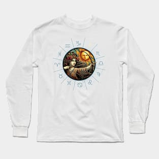 ZODIAC Sagittarius - Astrological SAGITTARIUS - SAGITTARIUS - ZODIAC sign - Van Gogh style - 6 Long Sleeve T-Shirt